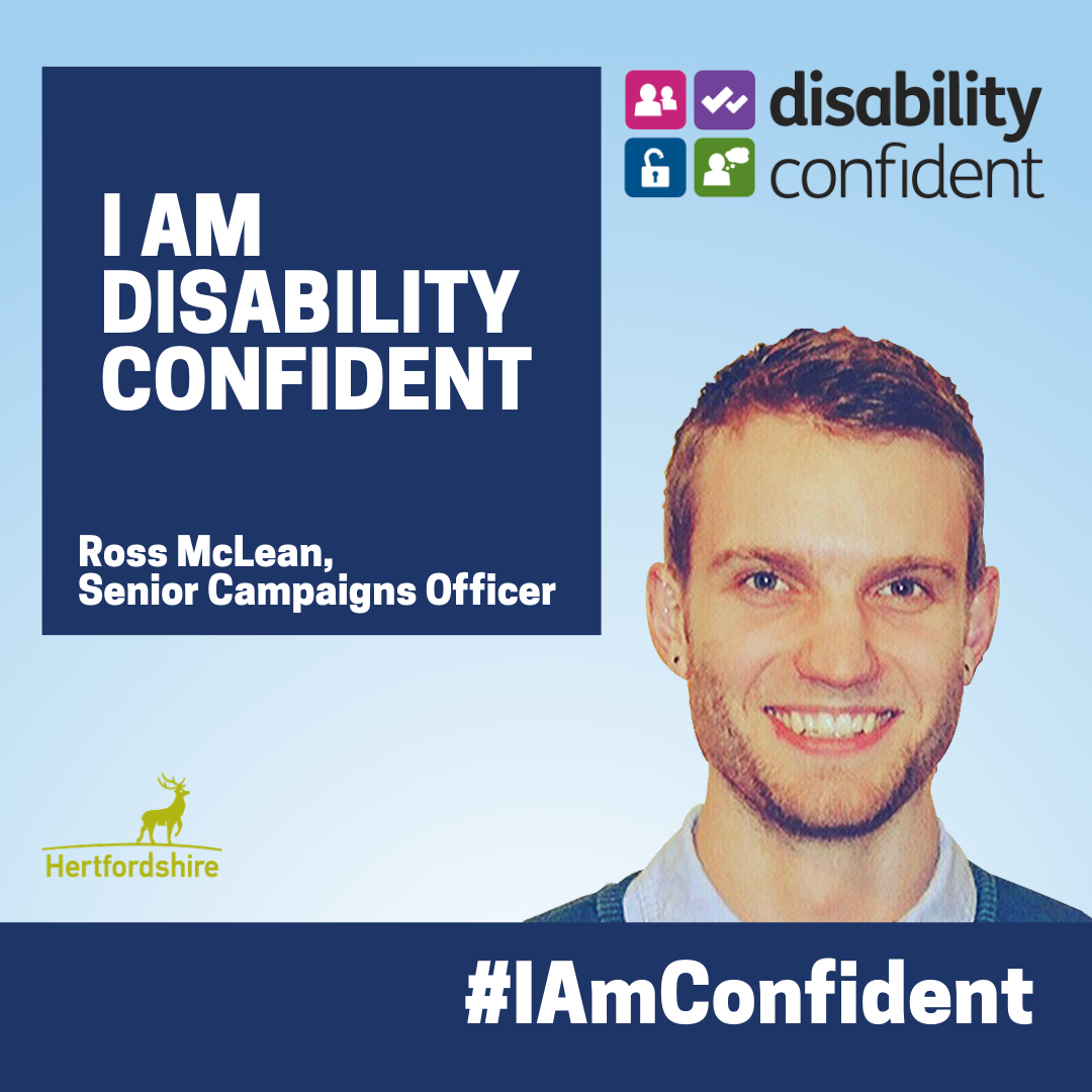 Senior Campaigns Officer describes how he is disability confident