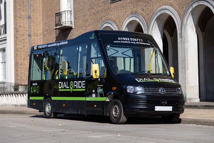 Dial-a-ride bus