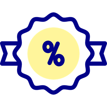percentage badge